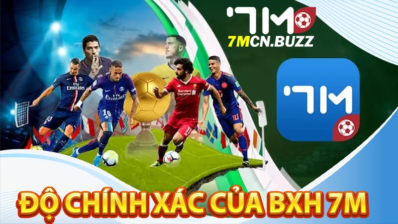 Độ chính xác thông tin mà bảng xếp hạng 7m cung cấp 